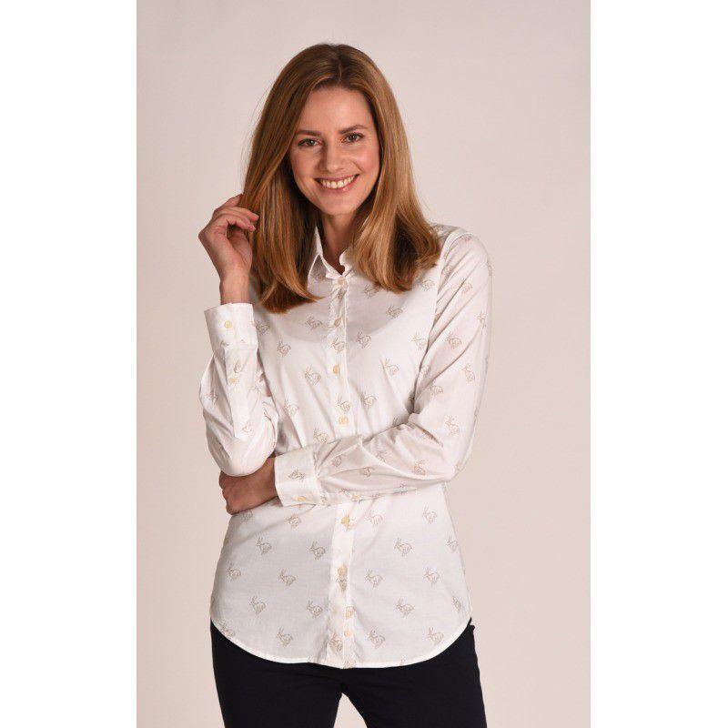 Schoffel Ladies Norfolk Shirt - Marble Hare - William Powell