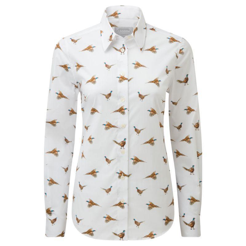 Schoffel Ladies Norfolk Shirt - Pheasant - William Powell