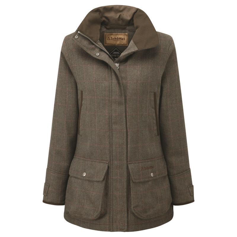 Schoffel Ladies Ptarmigan Tweed Coat - Cavell Tweed - William Powell