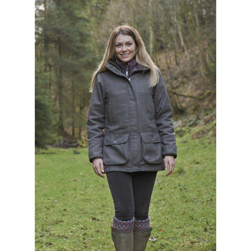 Schoffel Ladies Ptarmigan Tweed Coat - Cavell Tweed - William Powell