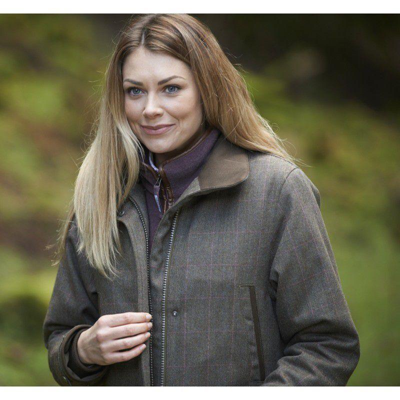 Schoffel Ladies Ptarmigan Tweed Coat - Cavell Tweed - William Powell