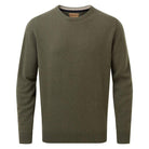 Schoffel Lambswool Crew Neck Jumper - Moss - William Powell