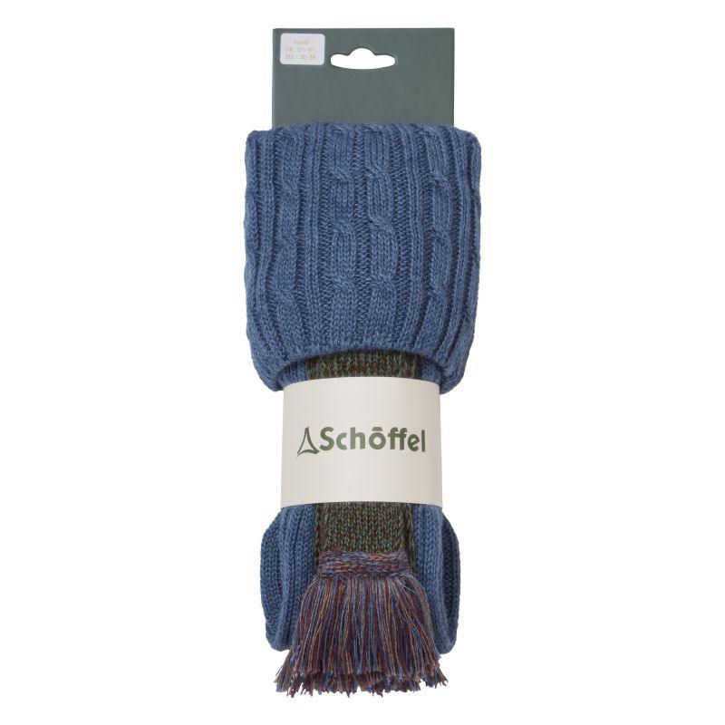 Schoffel Lilymere Ladies Socks - Blue Mix - William Powell