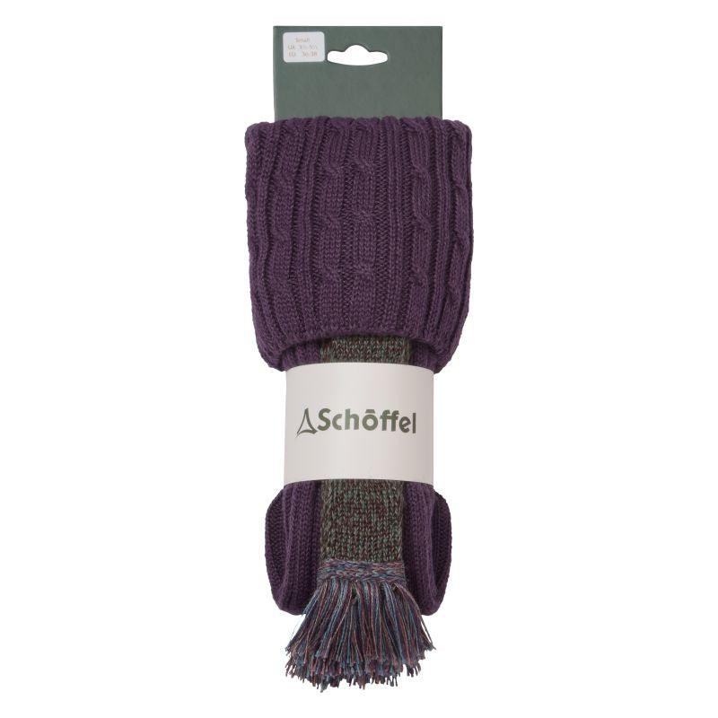 Schoffel Lilymere Ladies Socks - Purple - William Powell