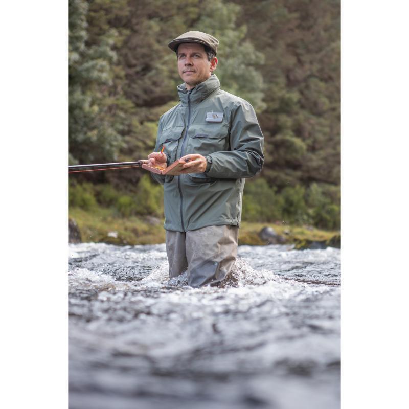 Schoffel Mayfly Fly Fishing Mens Jacket - River Green - William Powell