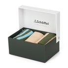 Schoffel Mens Bamboo Socks (Box of 3) 7-11 UK - Cedar Stripe - William Powell