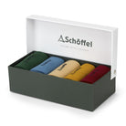 Schoffel Mens Bamboo Socks (Box of 5) 7-11 UK - Oat Mix - William Powell