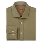 Schoffel Newton Tailored Sporting Fit Mens Shirt - Olive - William Powell