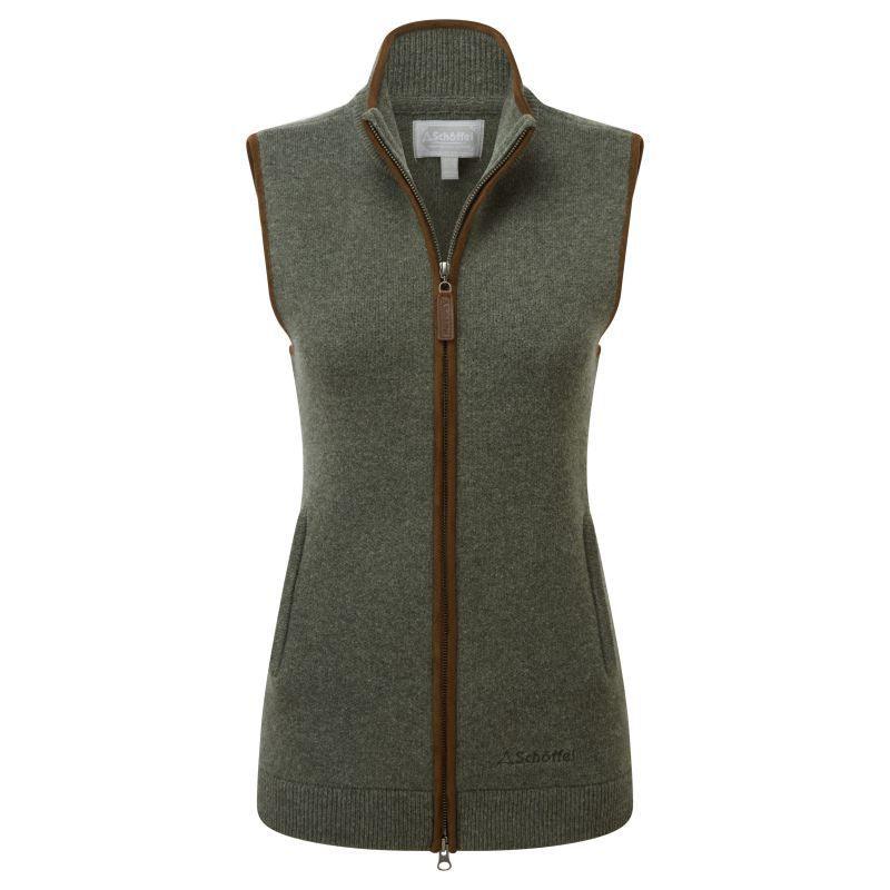 Schoffel Orkney Merino Ladies Gilet - Cedar - William Powell