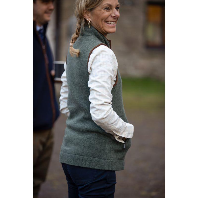 Schoffel Orkney Merino Ladies Gilet - Cedar - William Powell