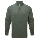 Schoffel Pima Cotton 1/4 Zip Mens Jumper - Country Green - William Powell