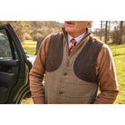 Schoffel Ptarmigan II Mens Tweed Waistcoat - Arran Tweed - William Powell