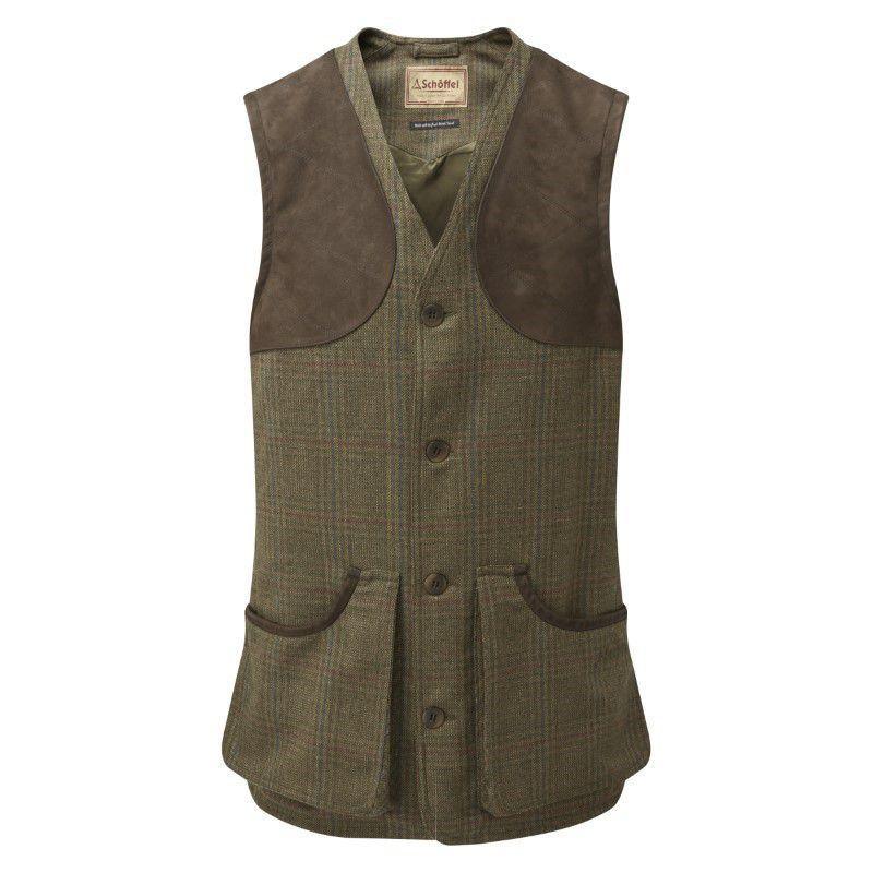 Schoffel Ptarmigan Tweed Waistcoat II - Buckingham Tweed - William Powell