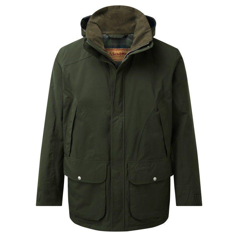 Schoffel Snipe Waterproof Coat - Forest - William Powell