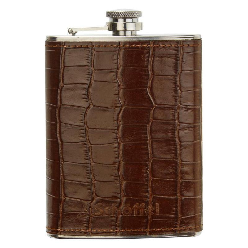 Schoffel Stainless Steel Hip Flask - William Powell