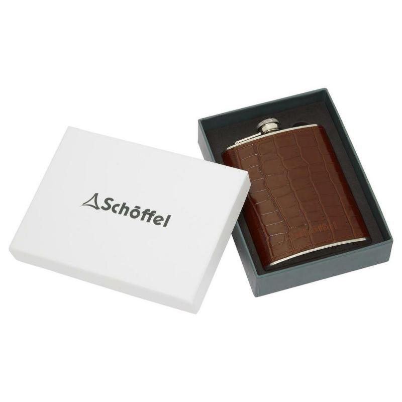 Schoffel Stainless Steel Hip Flask - William Powell