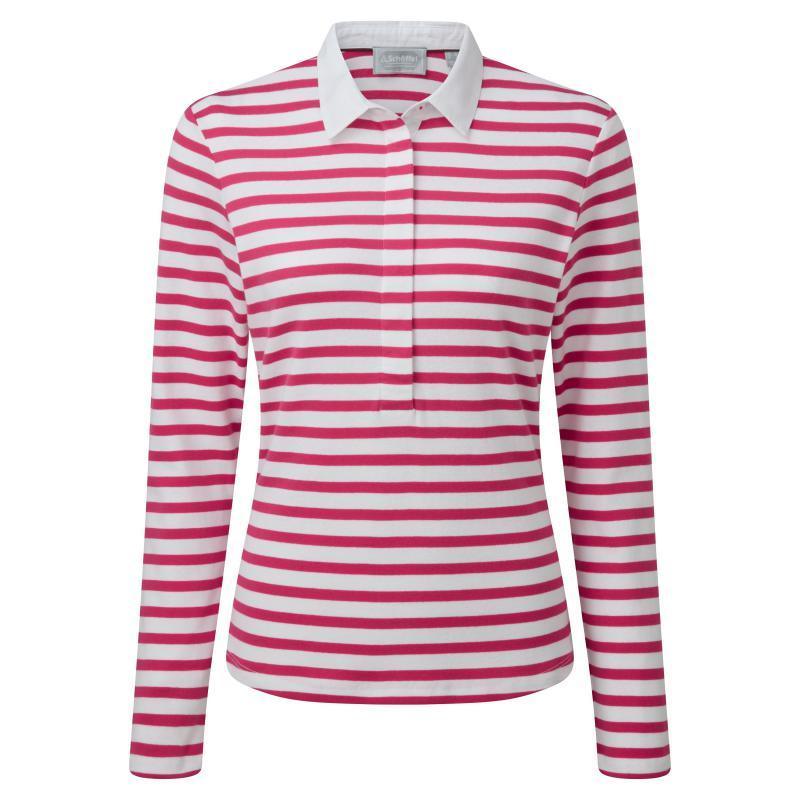 Schoffel Sunny Cove Ladies Shirt - Fuchsia Stripe - William Powell