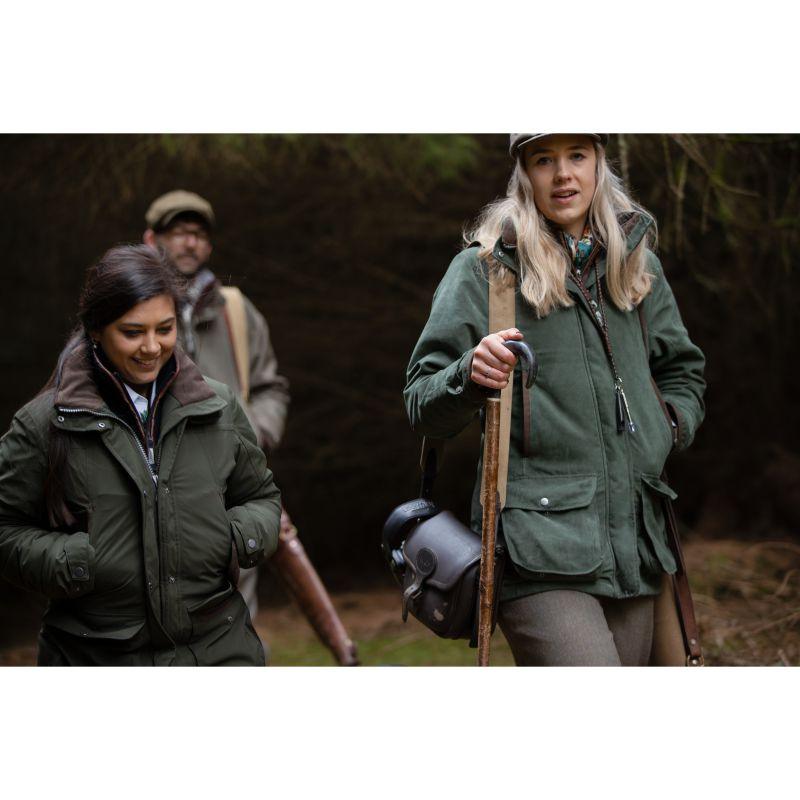 Schoffel Teal Ladies Waterproof Shooting Coat - Cedar - William Powell