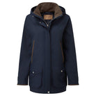 Schoffel Teal Ultralight Ladies Waterproof Shooting Coat - True Navy - William Powell