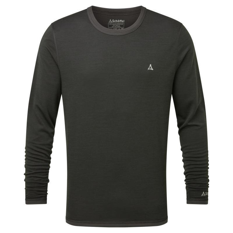 Schoffel Technical Crew Neck Mens Top - Charcoal - William Powell