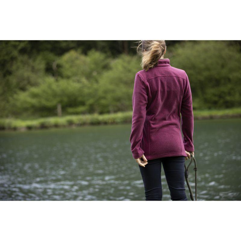 Schoffel Tilton 1/4 Zip Fleece - Mulberry