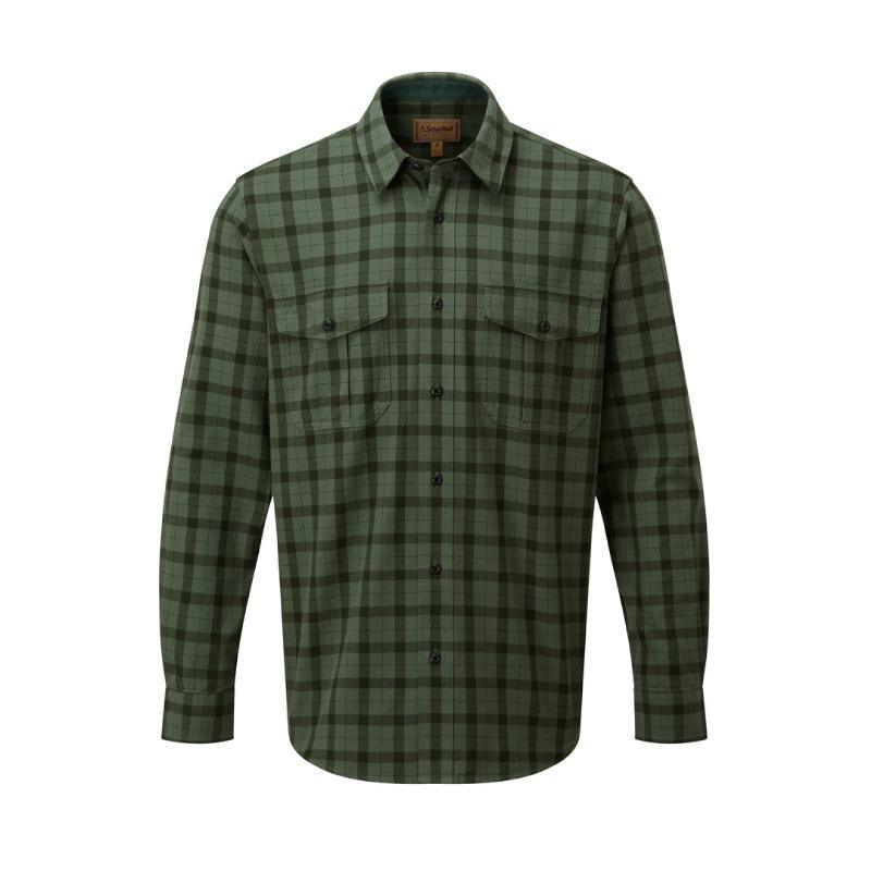 Schoffel Tollymore Utility Mens Shirt - Loden Green - William Powell