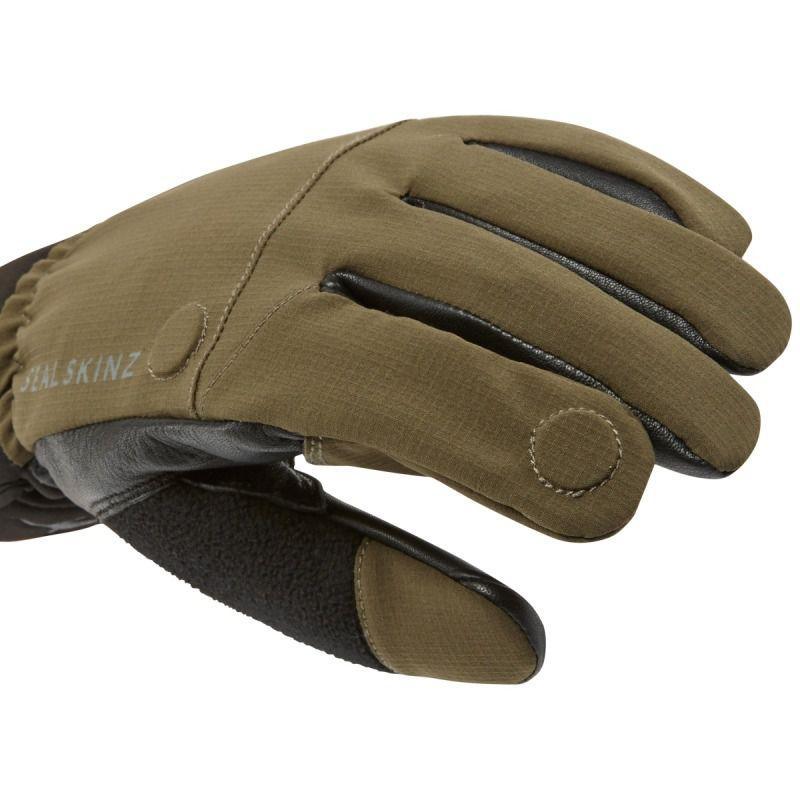 SealSkinz Shooting Gloves - Olive - William Powell