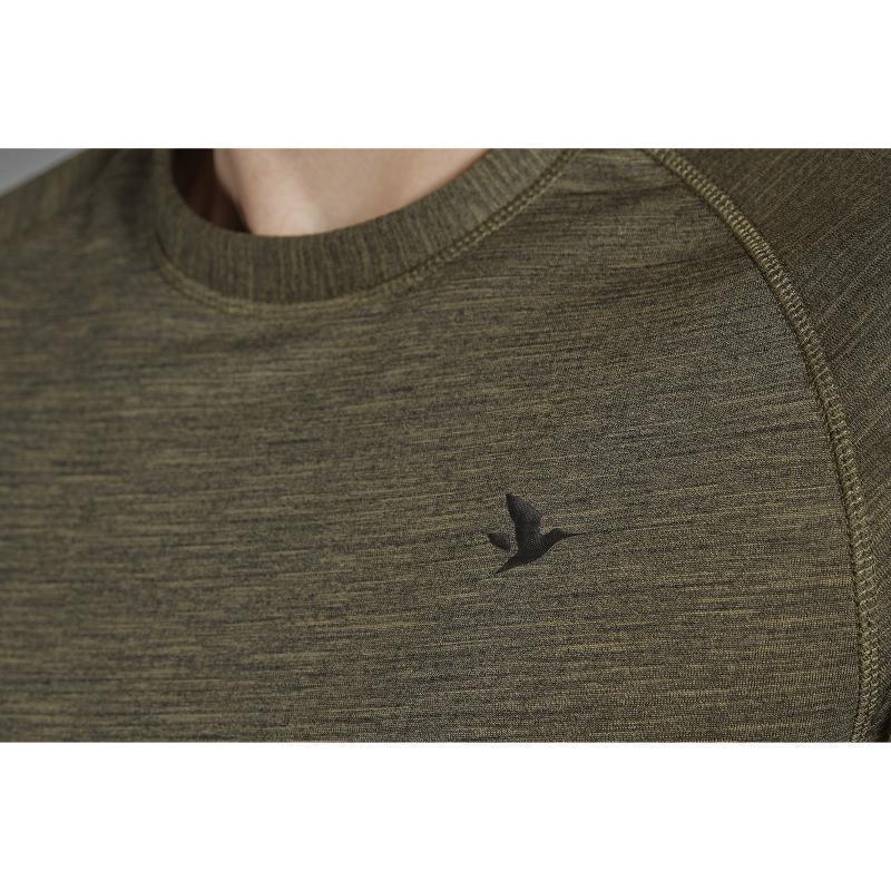 Seeland Active Mens Long Sleeve Top - Pine Green - William Powell