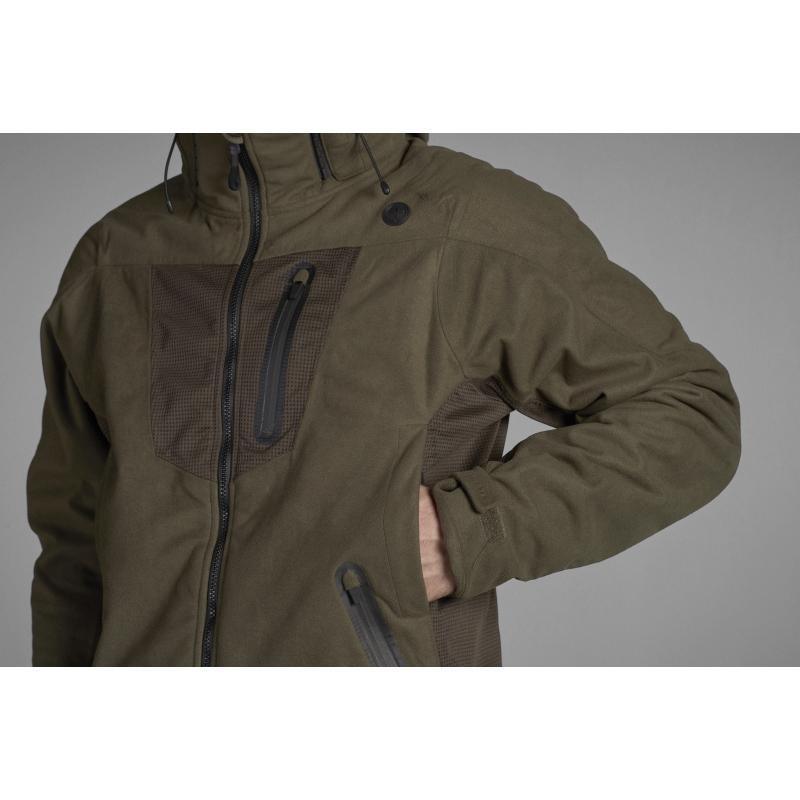 Seeland Climate Hybrid Thinsulate Mens Jacket - Pine Green - William Powell