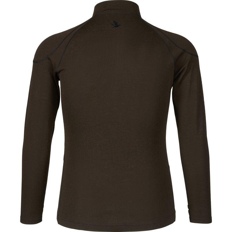 Seeland Climate Mens Merino Wool Base Layer Set - Clay Brown - William Powell