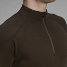 Seeland Climate Mens Merino Wool Base Layer Set - Clay Brown - William Powell