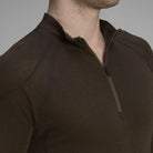 Seeland Climate Mens Merino Wool Base Layer Set - Clay Brown - William Powell