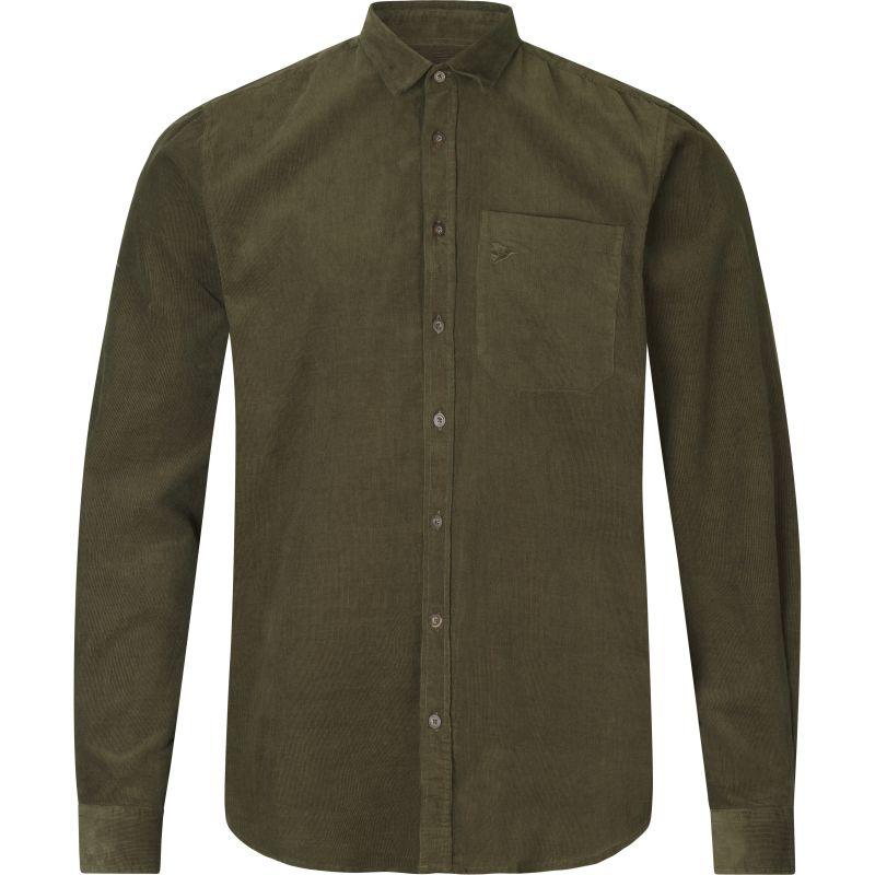 Seeland George Mens Corduroy Shirt - Pine Green - William Powell