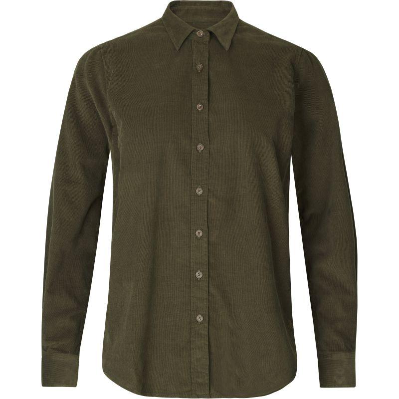 Seeland Olivia Ladies Corduroy Shirt - Pine Green - William Powell