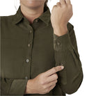 Seeland Olivia Ladies Corduroy Shirt - Pine Green - William Powell
