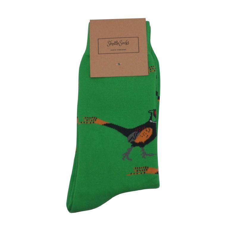 Shuttle Socks - Green Pheasant UK 8-12 - William Powell