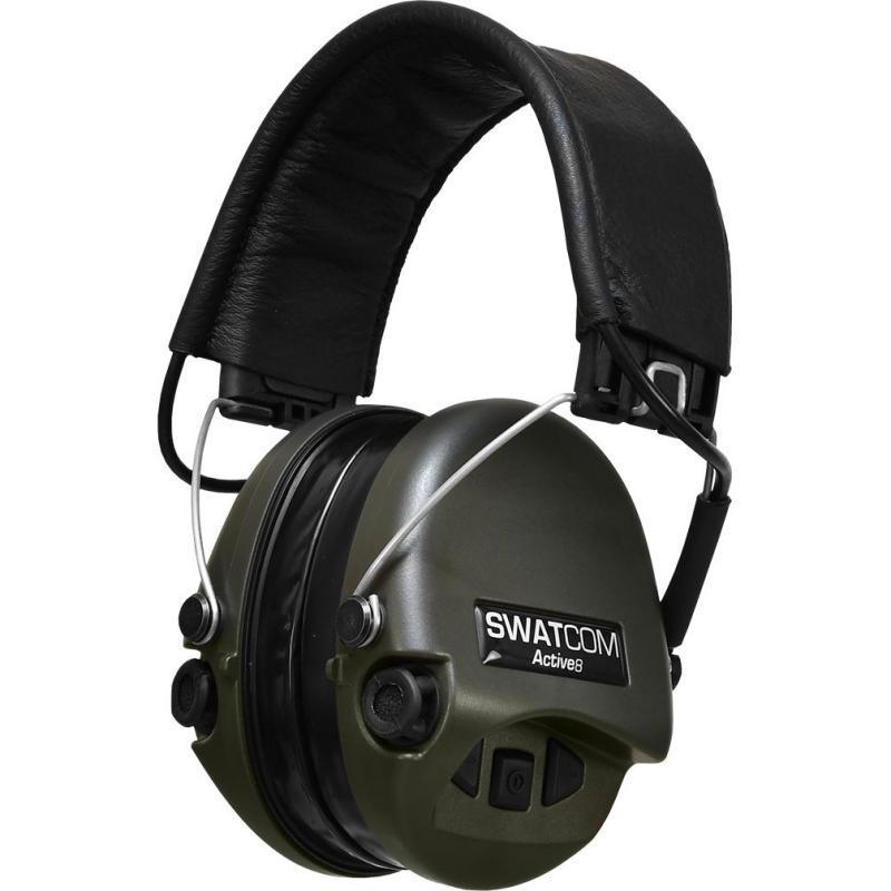 SWATCOM ACTIVE8 Waterproof Ear Defenders - Green - William Powell