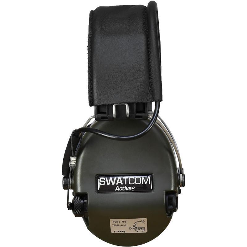 SWATCOM ACTIVE8 Waterproof Ear Defenders - Green - William Powell