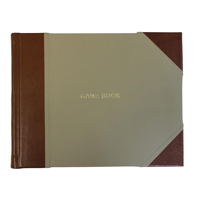 Tuscan Half Bound Leather Classic Game Book - William Powell