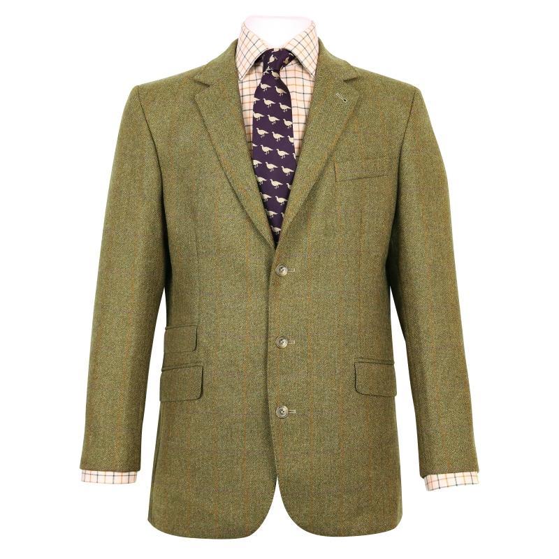 William Powell Mens Tweed Action Back Sports Jacket - Melrose