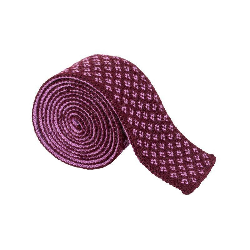 William Powell Boughton Necktie - Mulberry - William Powell