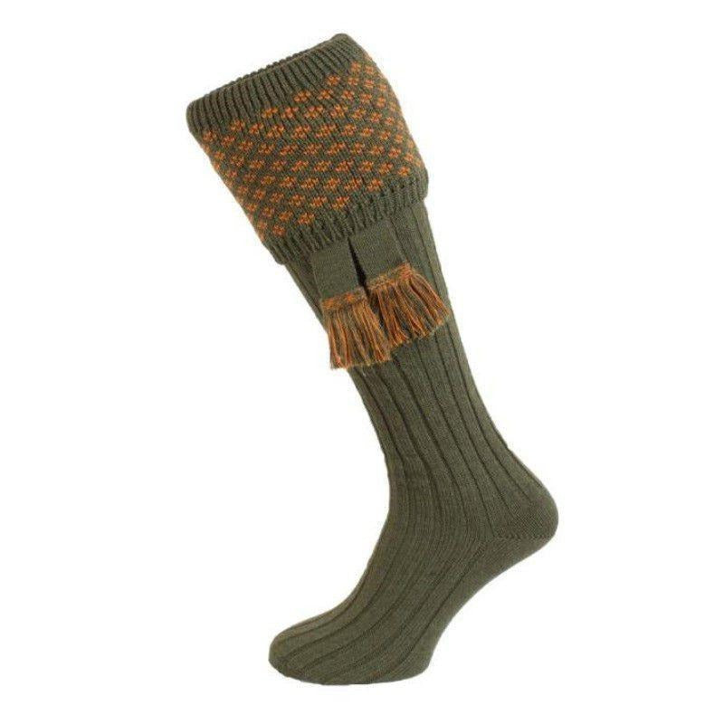 William Powell Boughton Shooting Stocking with Garter - Spruce - William Powell