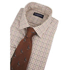 William Powell Cotton Tattersall Shooting Shirt - Green Check - William Powell