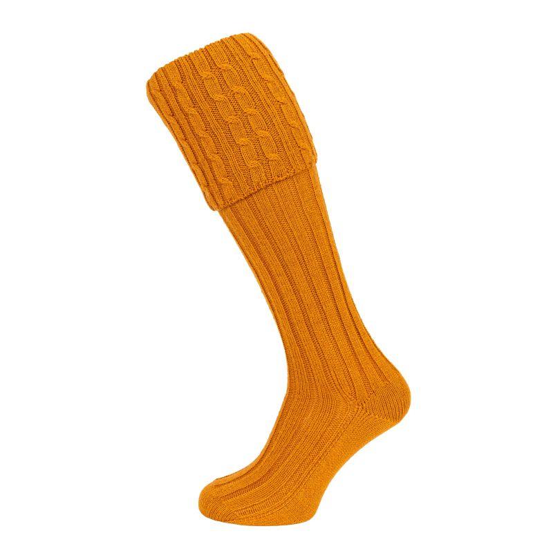 William Powell Harris Wider Fit Stocking - Flaxen - William Powell