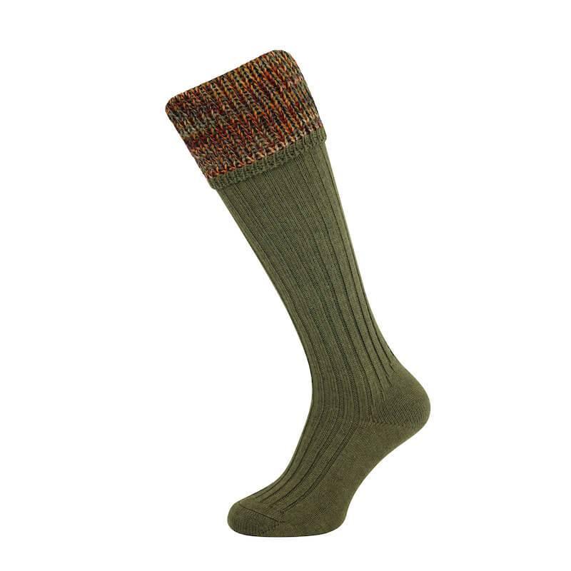 William Powell Katrine Ladies Stockings - Dark Olive - William Powell