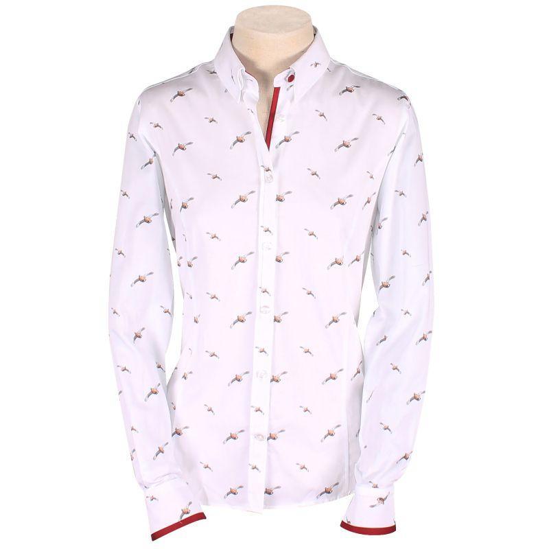 William Powell Ladies Partridge Shirt - White - William Powell