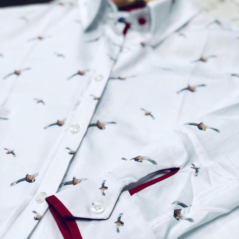 William Powell Ladies Partridge Shirt - White - William Powell