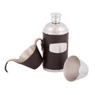 William Powell Premier Leather Hunter's Flask with 2 Cups - William Powell