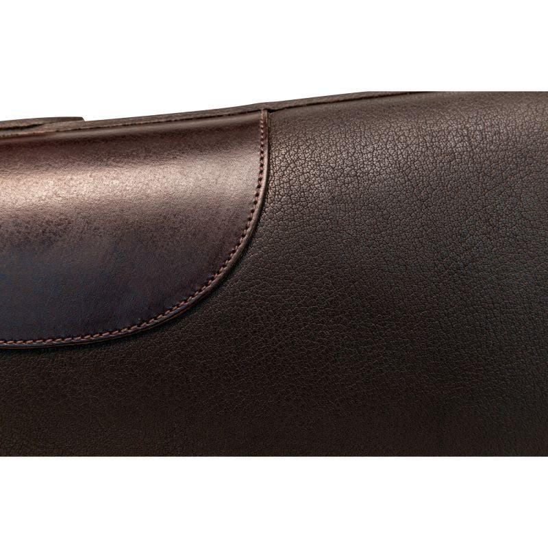 William Powell Single Full Zip Water Buffalo Leather Gunslip 32" - Dark Havana - William Powell