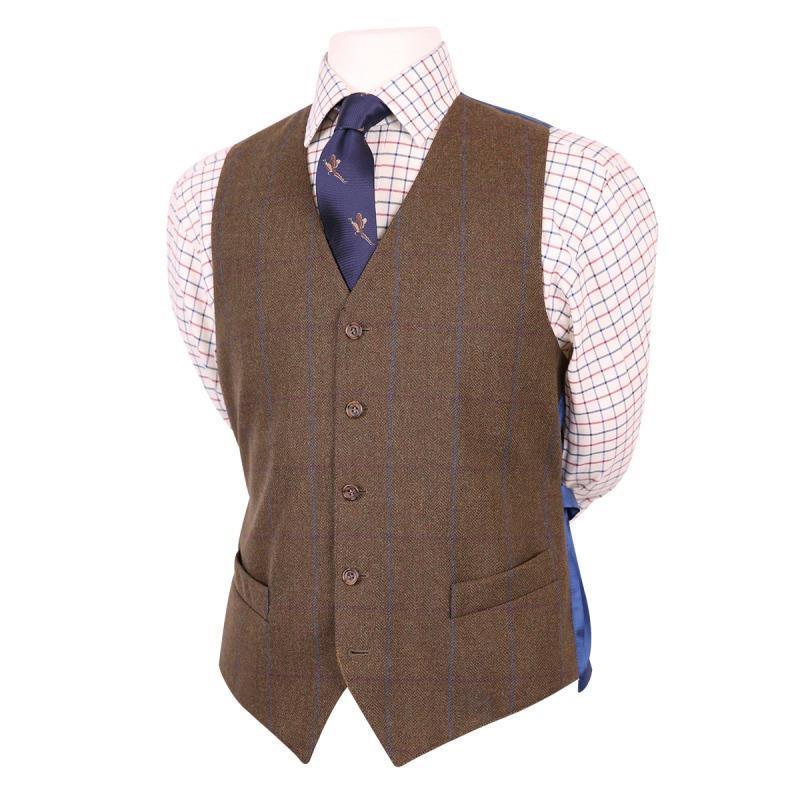 William Powell Tweed Waistcoat - Braemore - William Powell